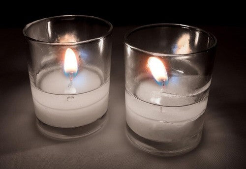 QTY:12 Glass Votives Premium White Unscented Votive Candles Clear Elegant Candle