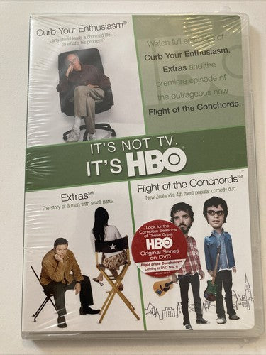 BRAND NEW DVDð It's Not TV It's HBO Curb Ur Enthusiasm Flight of the ConChords