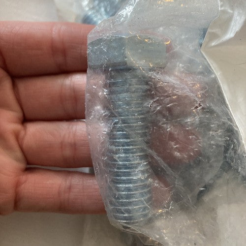 10-Pack Infasco Silver Hex HD Cap Screw 73575 J429-5 FNA UNC FT ZCL 5/8-11x2