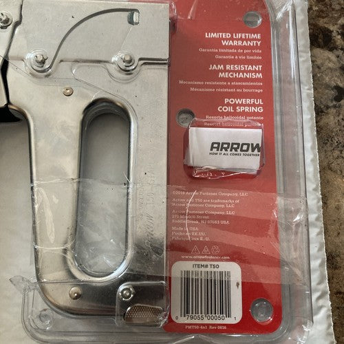 NEW Arrow Fastener T50 Steel Heavy-Duty Professional Staple Gun Genuine