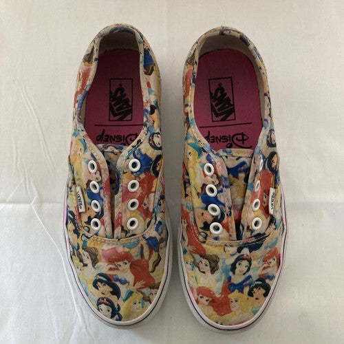 Vans X Disney -Disney  Princess Print Shoes -  Women Sz 7.5 Mens 6 low top Rare