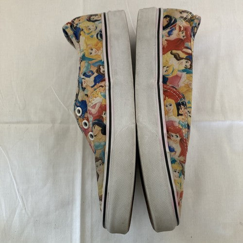 Vans X Disney -Disney  Princess Print Shoes -  Women Sz 7.5 Mens 6 low top Rare