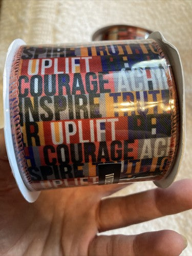 3 Wired Ribbon 2 1/2â 2.5 In Inspirational WordsBlack History Month One Together