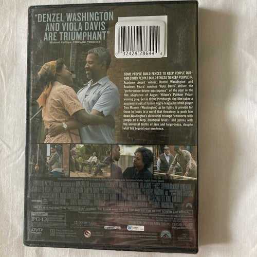 BRAND NEW Fences DVD Denzel Washington Viola Davis Widescreen