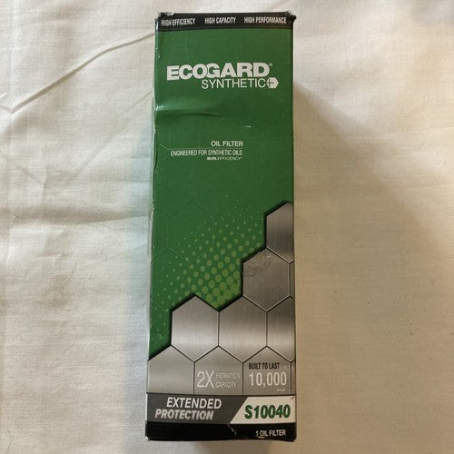 ECOGARD S10040 Premium Cartridge Engine Oil Filter for Synthetic Oil Fits Jeep