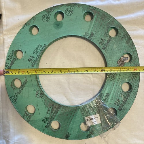 *NEW LOT OF 4* Paraseal 8-5/8" PIPE FLANGE GASKET 12 Bolt Holes 16-1/2â Wide