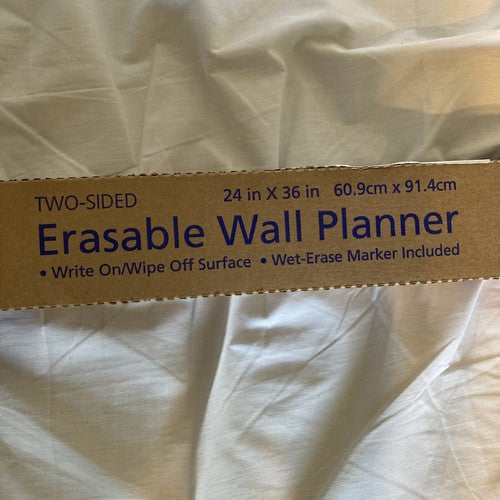 NEW At-A-Glance 30/60-Day Undated Horizontal Erasable Wall Planner 36 x 24 White