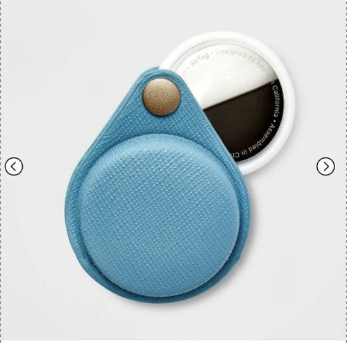 NEW Apple AirTag Case Sticker Mount heyday Arctic Blue track Luggage Personal