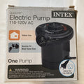 Intex 66619WL Quick-Fill AC Electric Air Pump for Inflatable Mattress - Black
