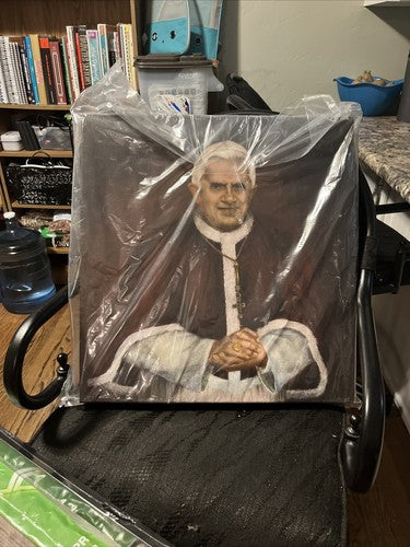 NEW His Holiness Pope Benedict XVI Canvas Print Wall Hanging Religious Italy
