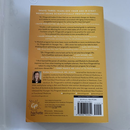 BOOK: Younger You: Reduce Your Bio Age & Live Longer, Better Dr Kara Fitzgerald