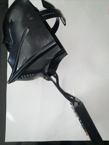 STAR WARS DARTH VADER HALLOWEEN PLASTIC HELMET MASK TALKING CONTROL PANEL 2004