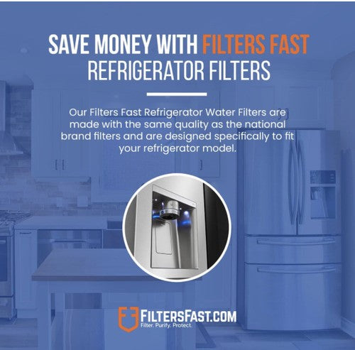 FiltersFast.com FF21230 Water Filter Fridge Whirlpool WHKF-R-PLUS Replacement
