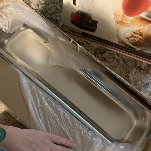 NEW Vollrath 30522 Super Pan V Steam Table half Size Long 2-1/2â 22 Gauge