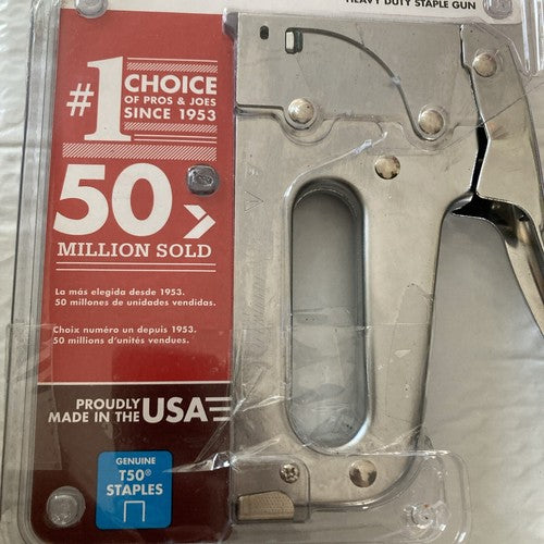 NEW Arrow Fastener T50 Steel Heavy-Duty Professional Staple Gun Genuine