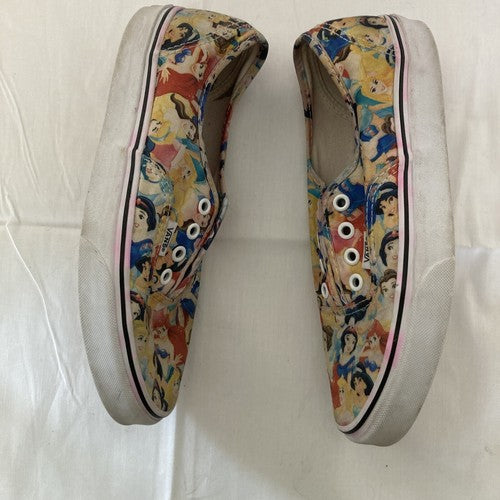 Vans X Disney -Disney  Princess Print Shoes -  Women Sz 7.5 Mens 6 low top Rare