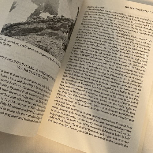 BOOK: A Climber's Guide to Glacier National Park By J. Gordon Edwards Travel