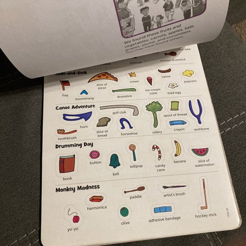 NEW Highlights Jumbo BOOK Pad of My First Puzzles 150+ Stickers Hidden Pictures