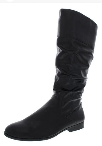 Style & Co Kelimaep Scrunched Boots  Women's Shoes Black Size 5 M