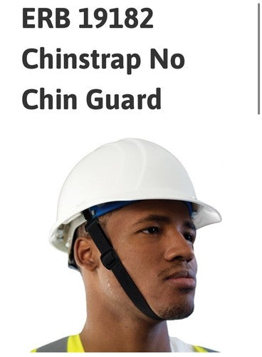 QTY: 12 Chinstrap without Chinguard 19182 New In plastic 0054CHN Black Safety
