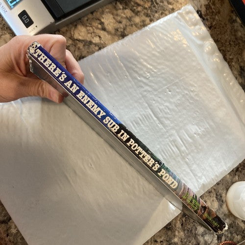 VINTAGE 1982 BOOK: Theres an enemy sub in Potters Pond Hardcover George Durrant