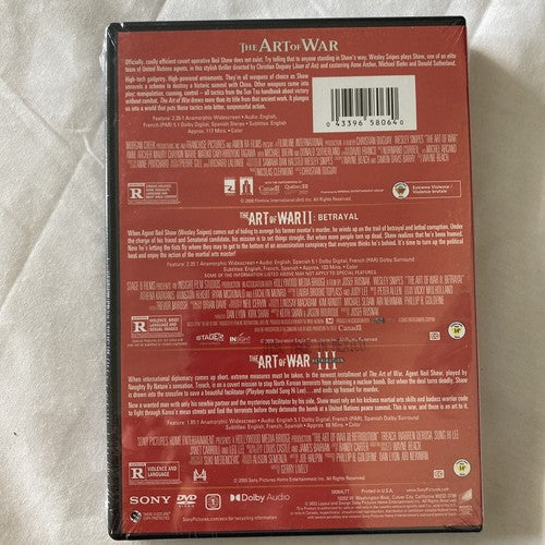 NEW DVD Art of War / Art of War II: The Betrayal / Art of War III: Retribution