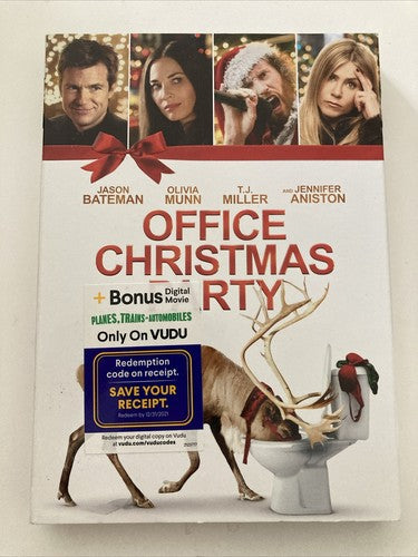 BRAND NEW Office Christmas Party Promo DVD 2017 Movie Jennifer Aniston Movie