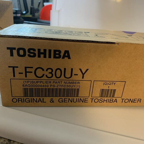 Toshiba Original & Genuine Toner T-FC30U-Y Yellow TFC30UY Cartridge E-studio C