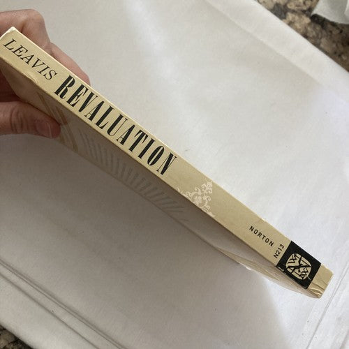BOOK: REVALUATION Tradition & Development In English Poetry F.R. Leavis