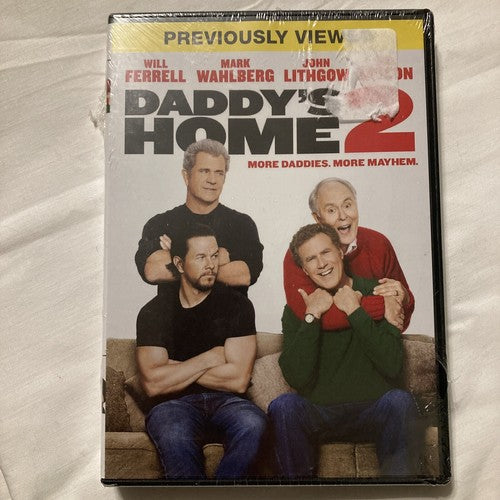 LIKE NEW Movie - Daddys Home 2 (DVD, 2018, Spindle) Ferrell Wahlberg Gibson