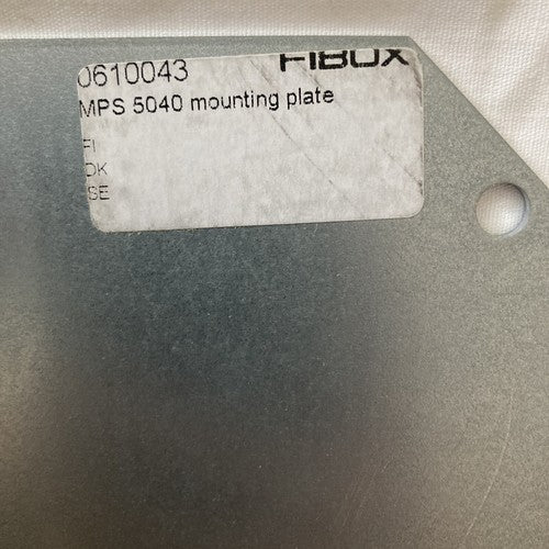 Fibox Enclosures MPS ARCA 5040 Galvanized Steel Mounting Plate 13.8â 17.7â 0.08â