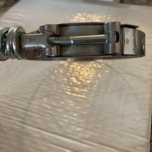 NEW Heavy Duty Spring Loaded T-Bolt Clamp Auto Car CS 3085508 4.56" - 4.88"