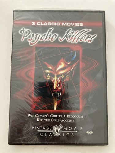 NEW Psycho Killers DVD Bloodlust Wes Cravens Chiller Kiss The Girls Goodbye