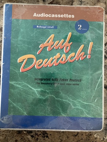 RARE SET Auf Deutsch AudioCassettes CPB Project Video & Overhead Transparencies