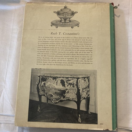 BOOK Vintage 1961 HOW TO KNOW FRENCH ANTIQUES BY RUTH T. COSTANTINO KD 3889