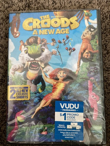 The Croods: A New Age (DVD, 2020) * NEW SEALED * Bonus Short Films Dreamworks