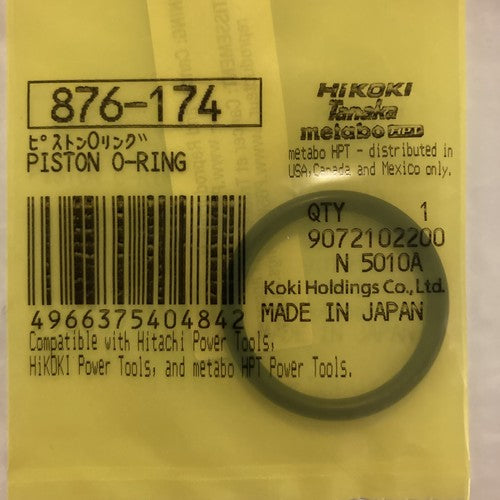 Hitachi 876174 Replacement Part for Power Tool Piston O-Ring