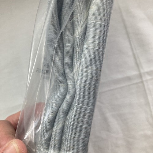 Vienna Window 1 Panel DUSTY BLUE 52X84â Sheer Curtain NEW In Bag Linen Polyester