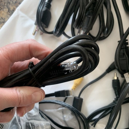 NEW CORDS mixed Computer wire USB extension Power Cable laptop ports AC misc