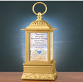 NEW Danbery Mint Forever With Me Remembrance Lighted Water Lantern Hanging Gold