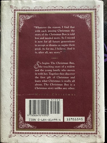 Christmas Box: The Christmas Box by Richard Evans (1995, Hardcover)