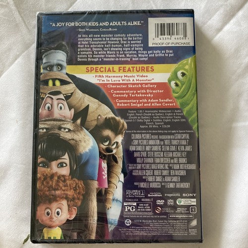 BRAND NEW Hotel Transylvania 2 (DVD, 2015) Halloween Kids Movie