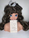 NEW Dollspart Doll Wig Long Curly Size 12 Dark Brown Ringlets Curls 01035