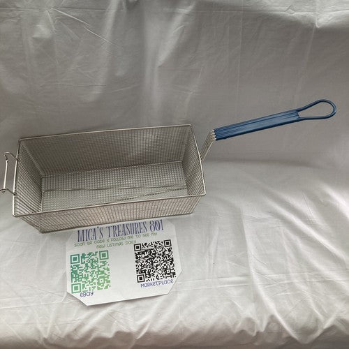 Anets Fryer Basket Rm #18 Obl Twin W/Coated P6072184 Geniune OEM Restaurant fast