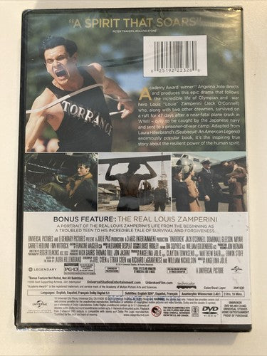 BRAND NEW UNBROKEN (DVD, 2014) Movie Survival True Story