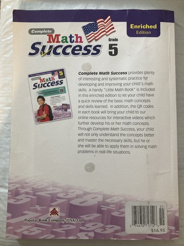 BOOK LOT: Grade 5 Complete Math Success Writings Mathematics Spectrum Homeschool