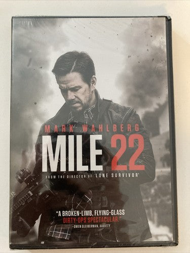 BRAND NEW ~ Mile 22 (DVD, 2018) Mark Wahlberg