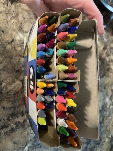 RARE Crayola Crayons Poptism Special Edition 2017 64 Colors Built In Sharpener