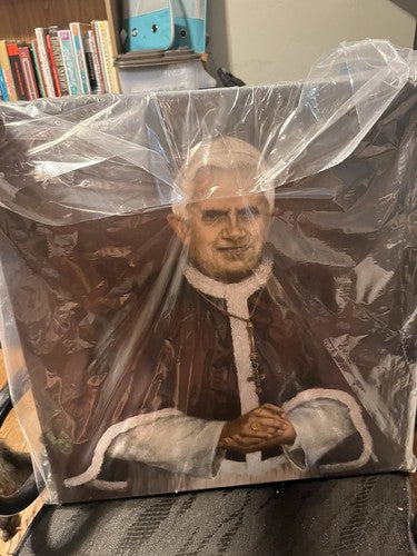 NEW His Holiness Pope Benedict XVI Canvas Print Wall Hanging Religious Italy