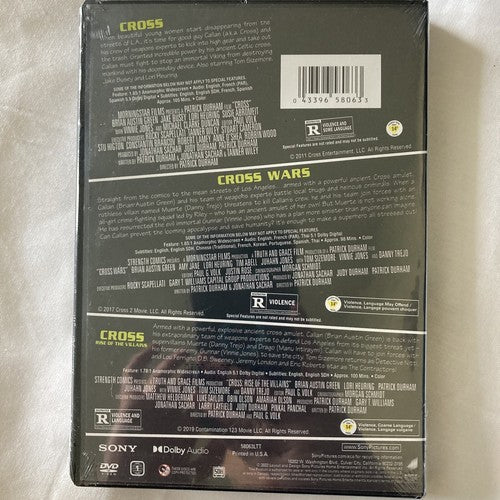 Cross / Cross Wars / Cross: Rise of the Villains (DVD) 3 Movie Collection Trejo